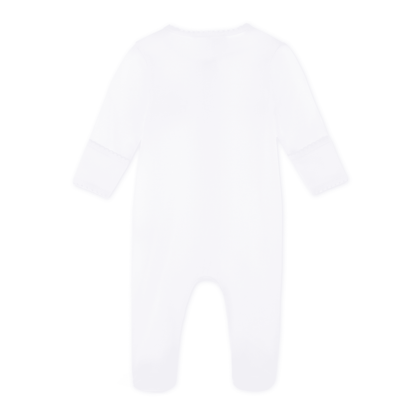 Noah's Ark Hand - Embroidered Zip Footie - Light Blue - Magnolia BabyFootie