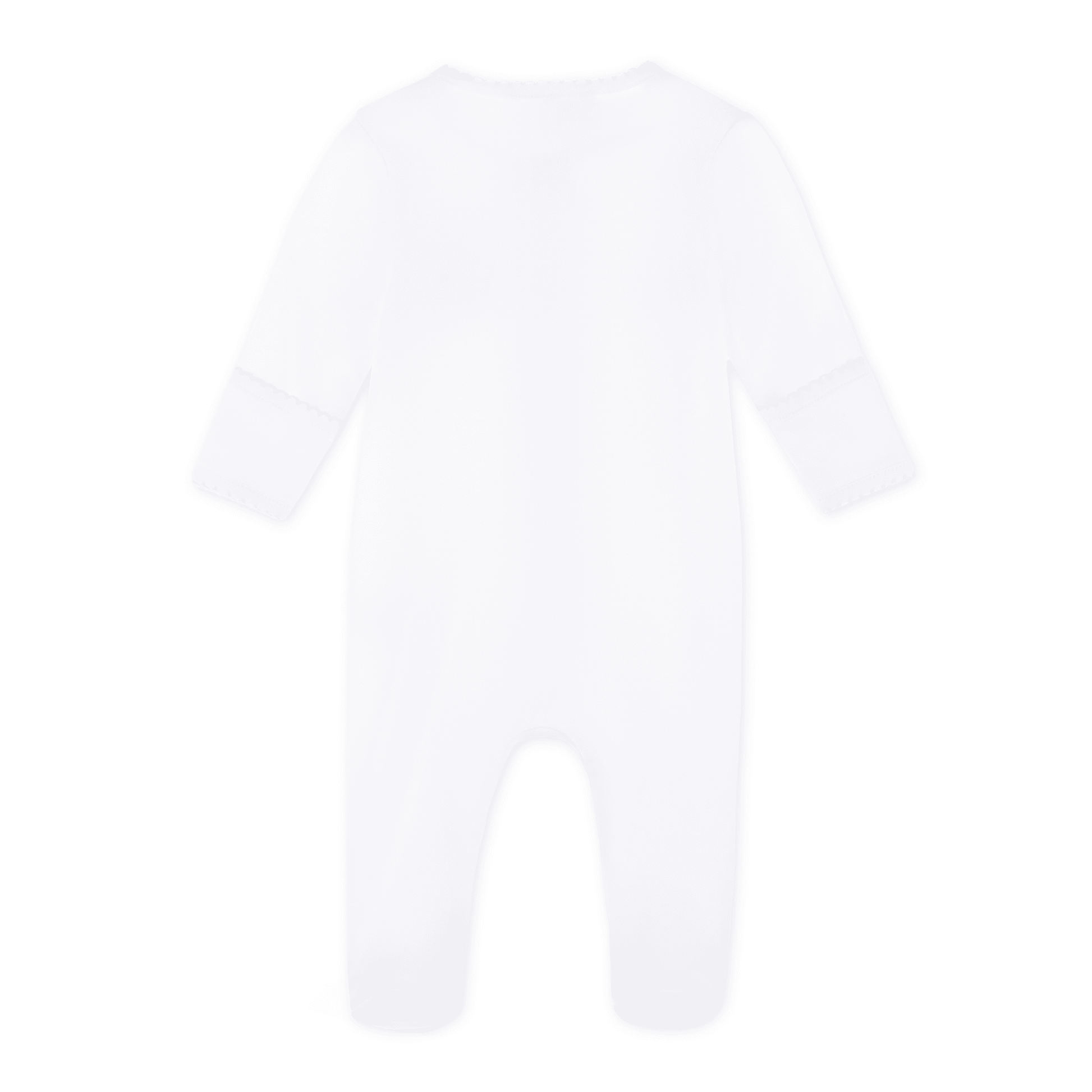 Noah's Ark Hand - Embroidered Zip Footie - Light Blue - Magnolia BabyFootie