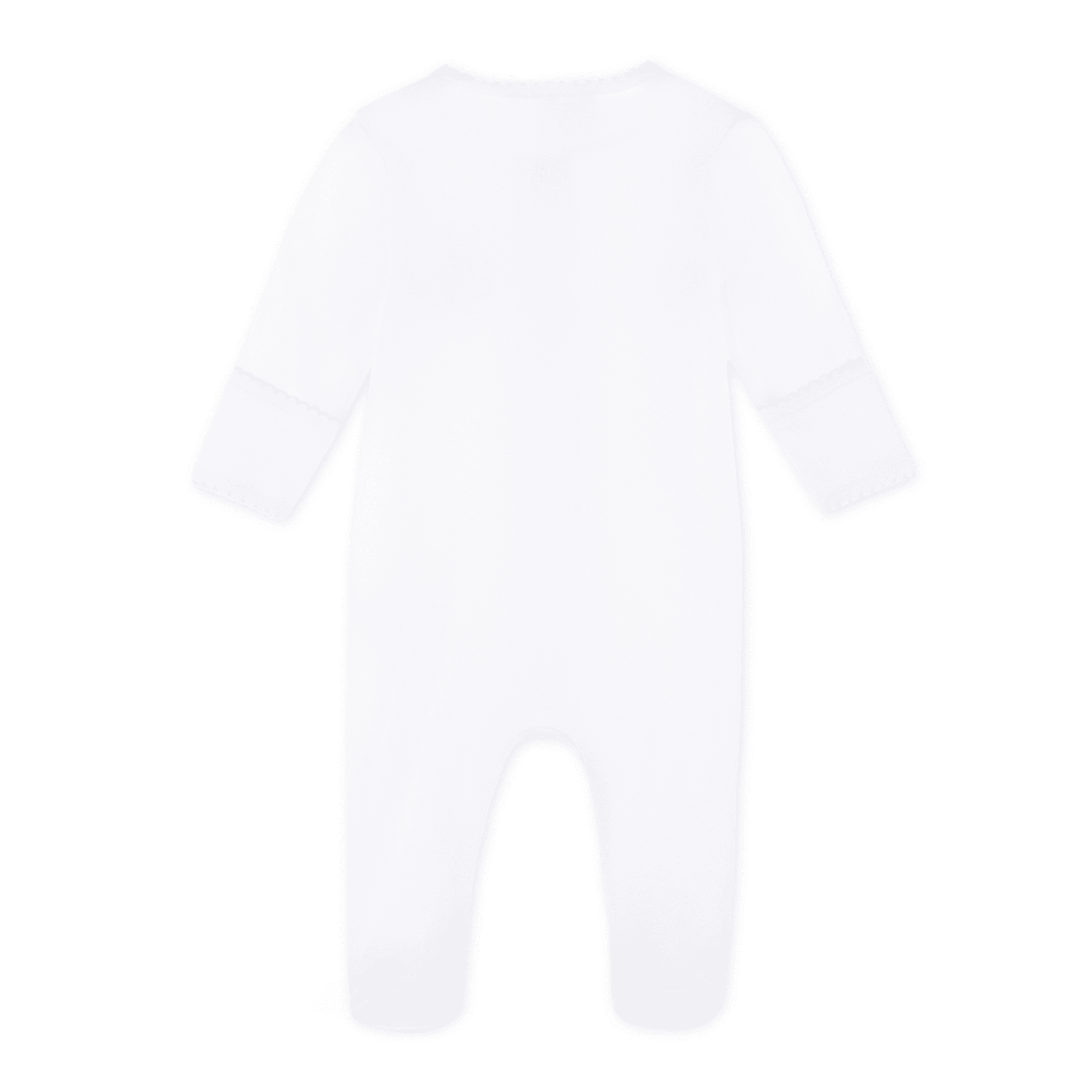 Noah's Ark Hand - Embroidered Zip Footie - Light Blue - Magnolia BabyFootie