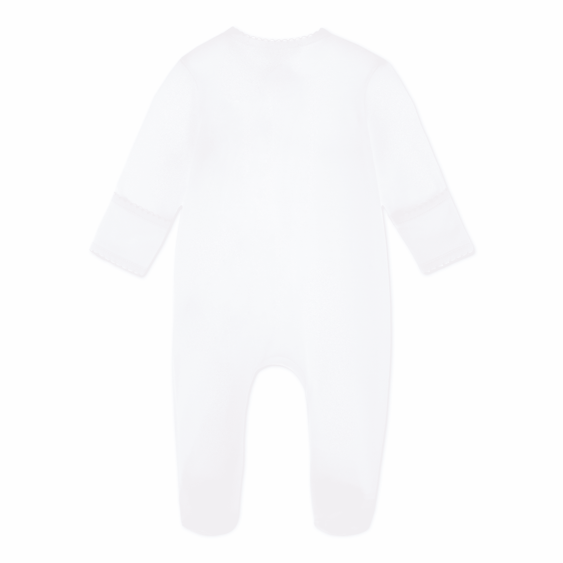 Noah's Ark Hand - Embroidered Zip Footie - Pink - Magnolia BabyFootie