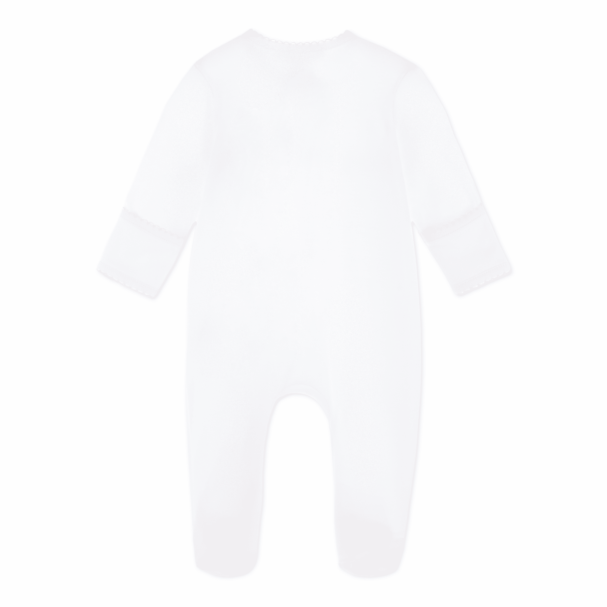 Noah's Ark Hand - Embroidered Zip Footie - Pink - Magnolia BabyFootie