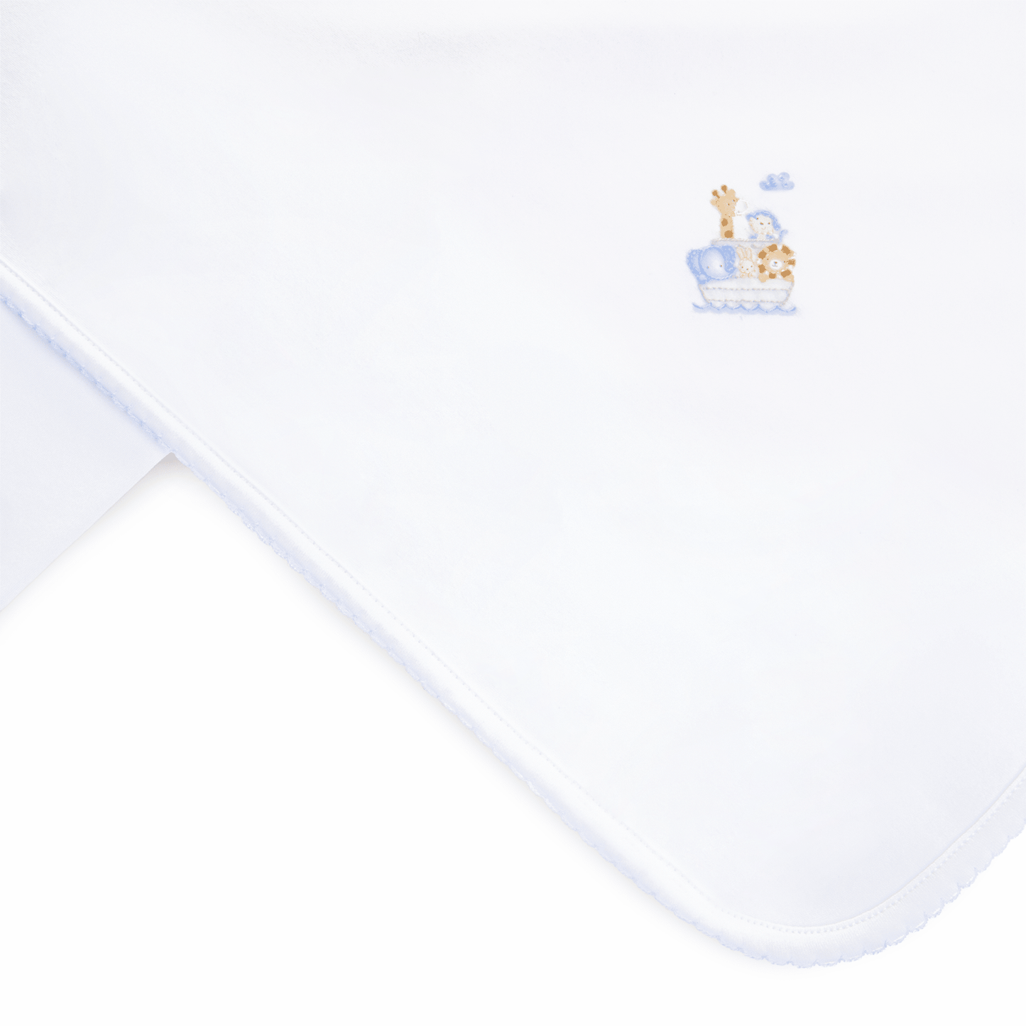 Magnolia Baby_Noah's Ark Receiving Blanket - Light Blue_3