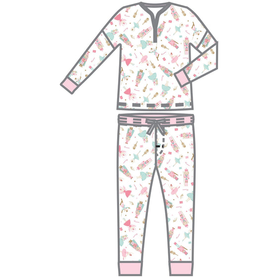 Nutcracker Ballet Women's 2pc Set Pajamas - Magnolia Baby2pc Set Pajamas