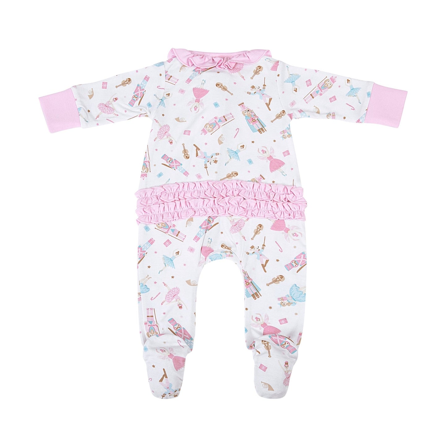 Nutcracker Ballet Zip Footie - Magnolia BabyFootie