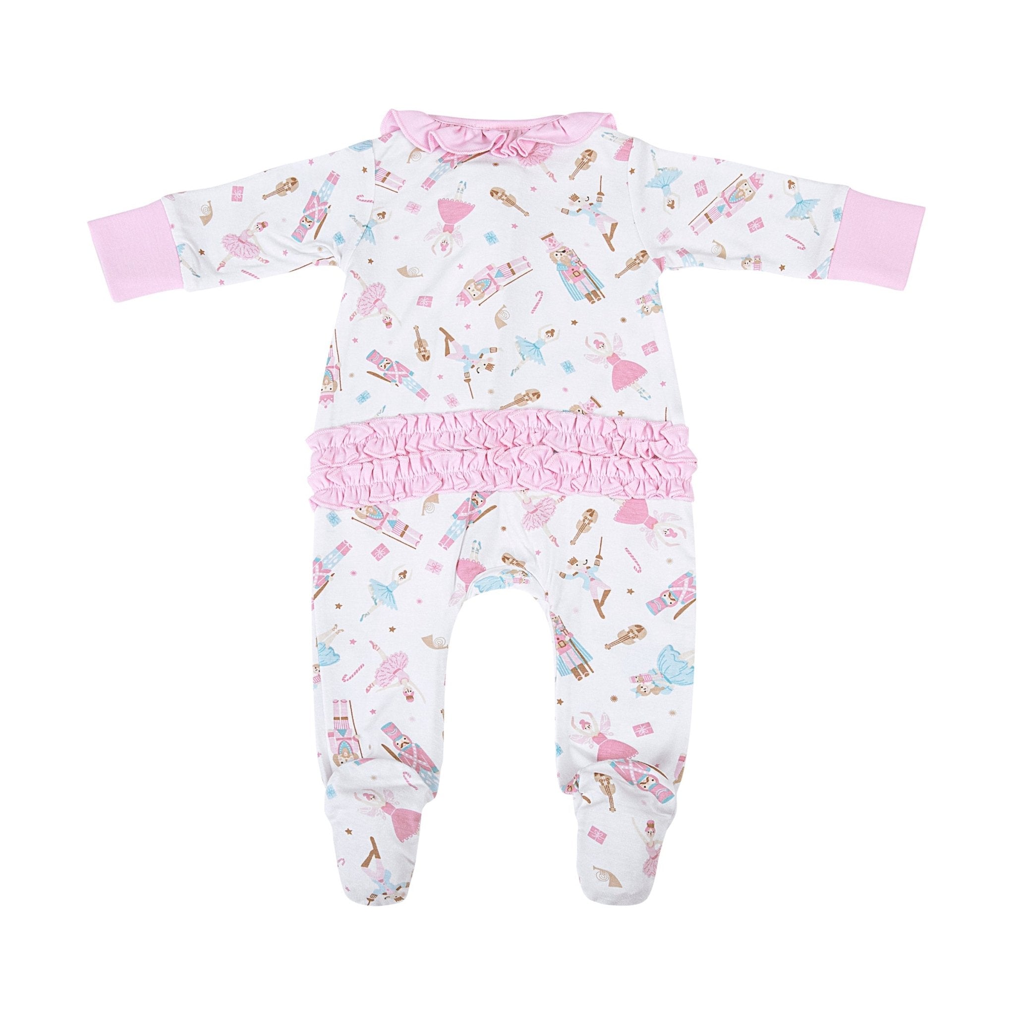 Nutcracker Ballet Zip Footie - Magnolia BabyFootie