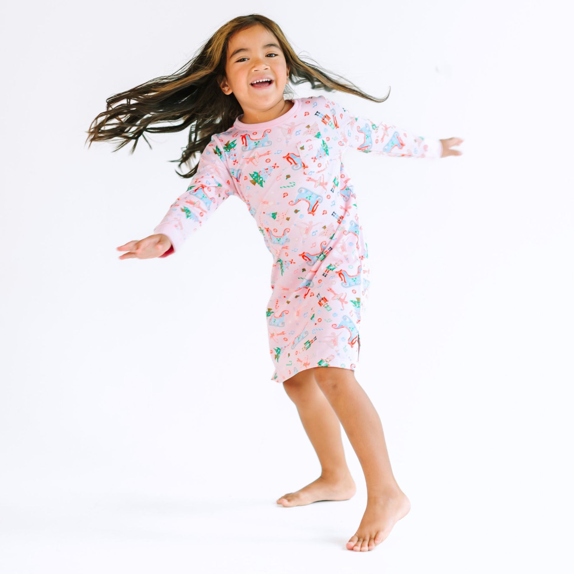 Nutcracker Joy Long Sleeve Nightdress - Magnolia BabyNightdress
