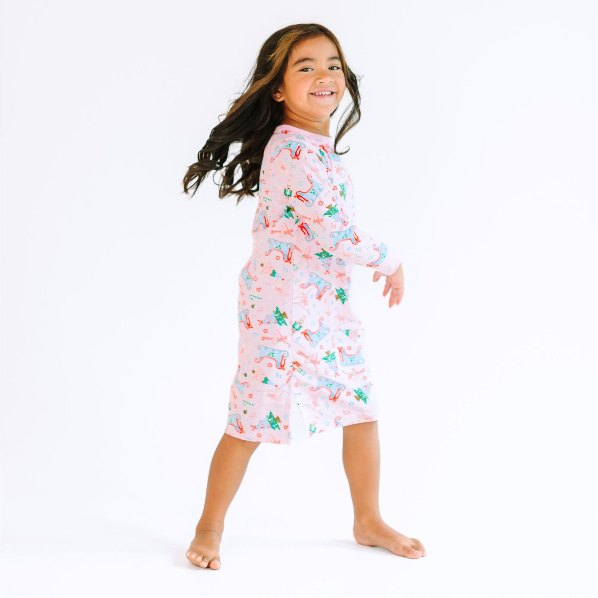 Nutcracker Joy Long Sleeve Nightdress - Magnolia BabyNightdress