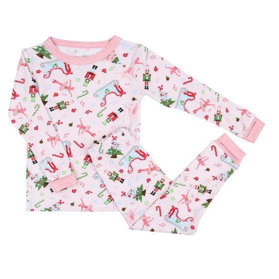 Nutcracker Joy Pink Long Pajamas - Magnolia BabyLong Pajamas