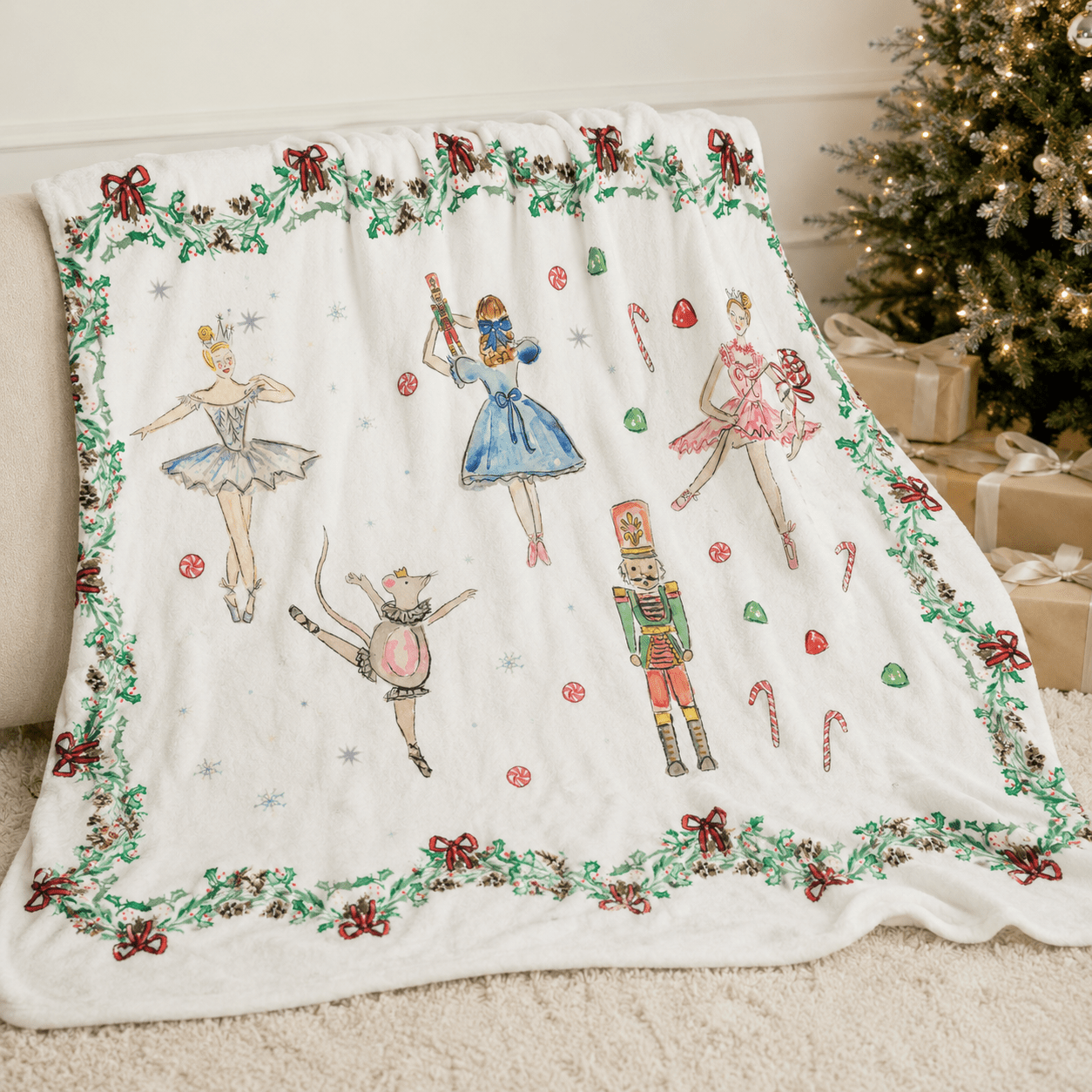 Over the Moon Gift_Nutcracker Minky Blanket_2