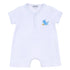 Ocean Bliss Blue Embroidered Short Playsuit - Magnolia BabyShort Playsuit