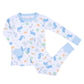 Ocean Bliss Blue Infant/Toddler Long Pajamas - Magnolia BabyLong Pajamas