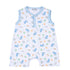 Ocean Bliss Blue Print Sleeveless Short Playsuit - Magnolia BabyShort Playsuit