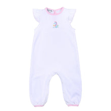  Ocean Bliss Pink Embroidered Flutters Playsuit - Magnolia BabyPlaysuit