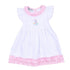 Ocean Bliss Pink Infant Embroidered Flutters Dress Set - Magnolia BabyDress
