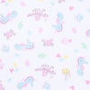 Ocean Bliss Pink Print Ruffle Footie - Magnolia BabyFootie