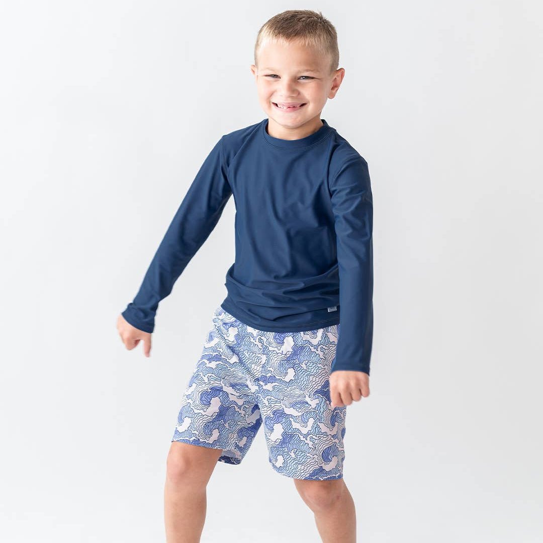 Ocean Camo Swim Trunks - Magnolia BabySwim Trunks