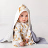 Olive Owl Hooded Baby Blanket - Magnolia BabyBlanket