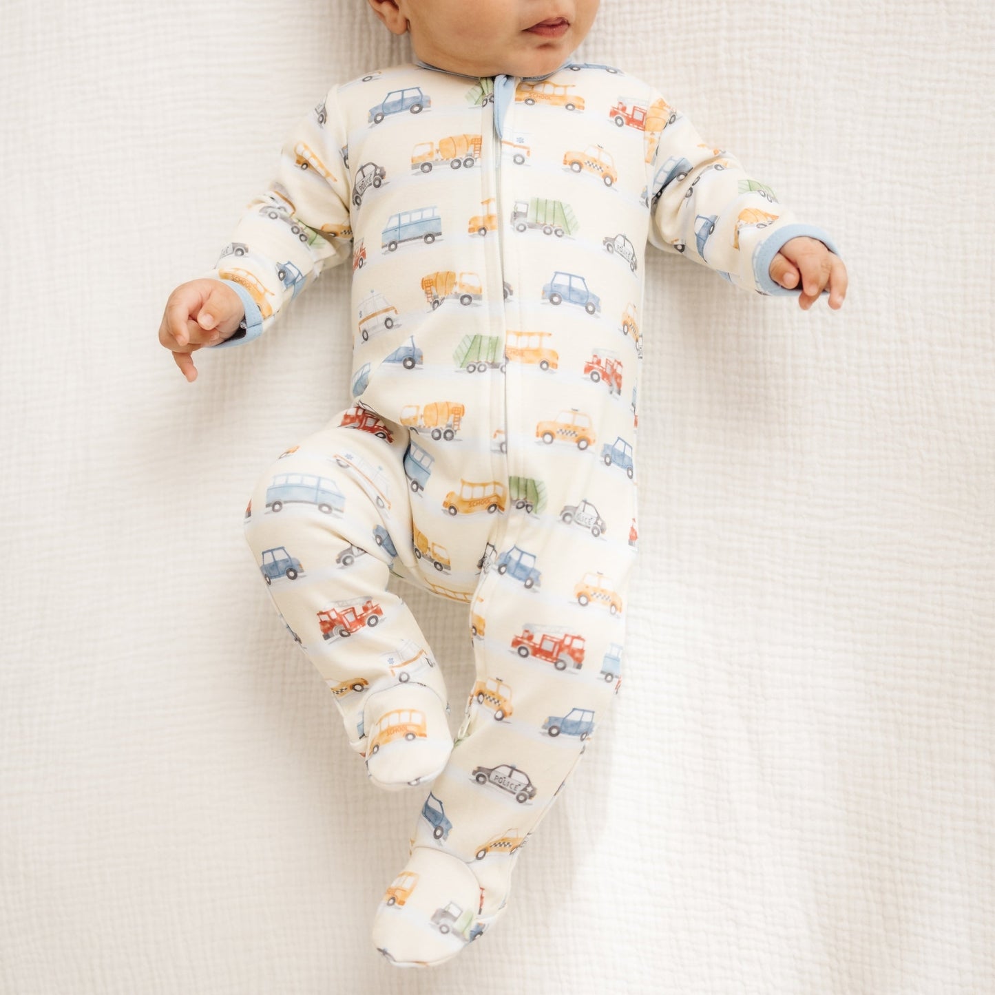 On the Go! Zip Footie - Magnolia BabyFootie