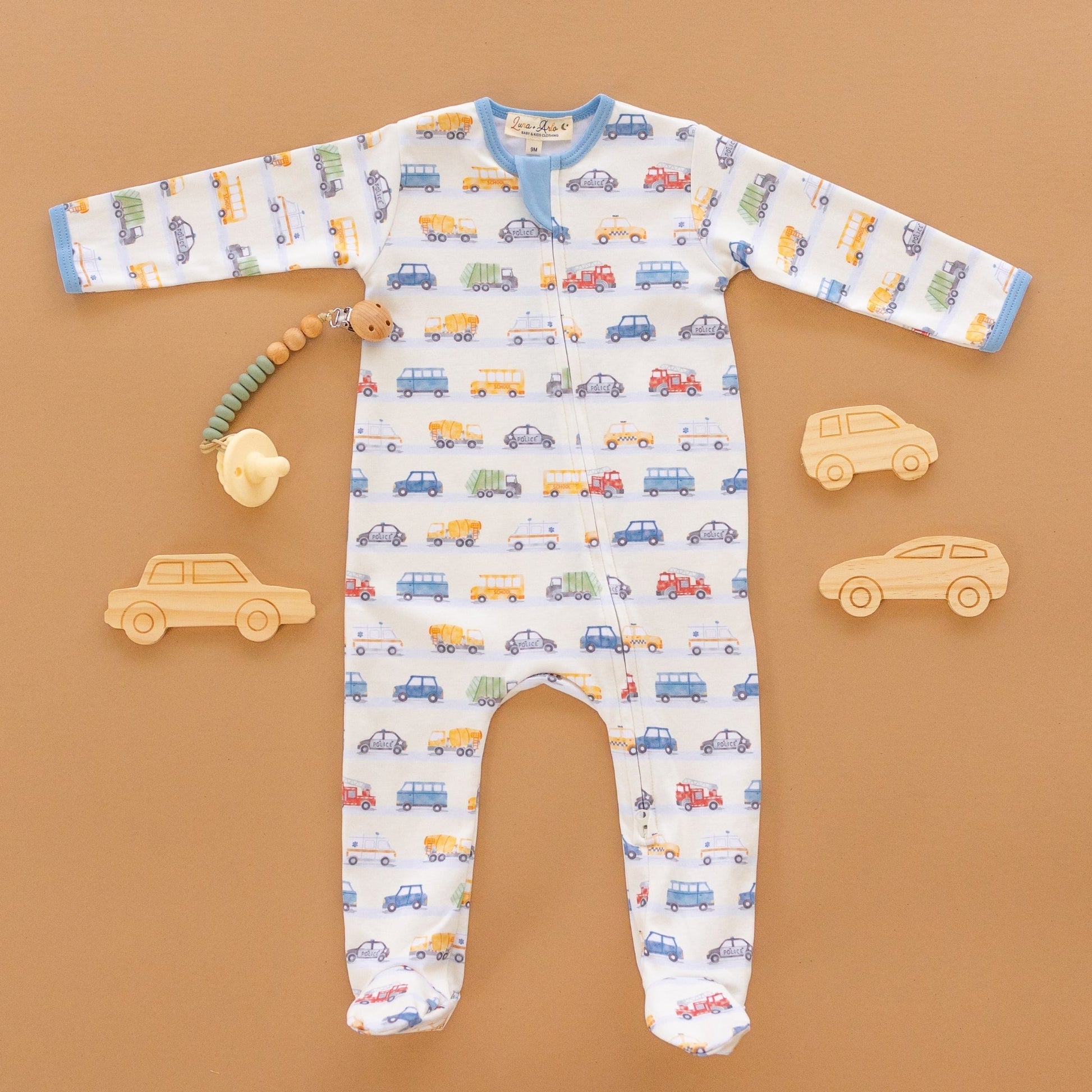 On the Go! Zip Footie - Magnolia BabyFootie