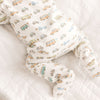 On the Move Zip Footie - Magnolia BabyFootie