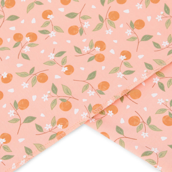 Orange Blossoms Swaddle Blanket - Luna and ArloSwaddle Blanket