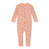 Orange Blossoms Zip Pajamas - Magnolia BabyZipper Pajamas