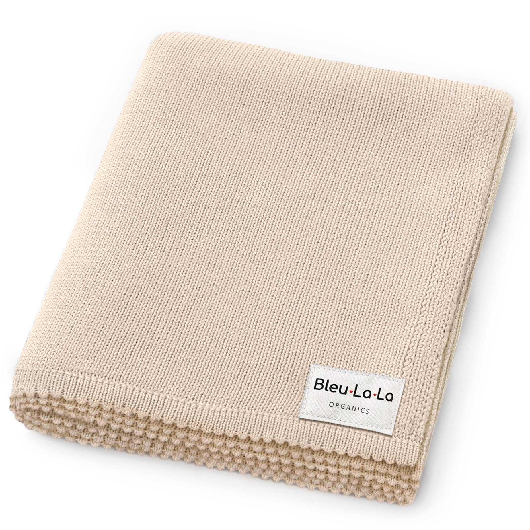 Organic Cotton Baby Swaddle Blanket - Oatmeal - Magnolia BabyBlanket