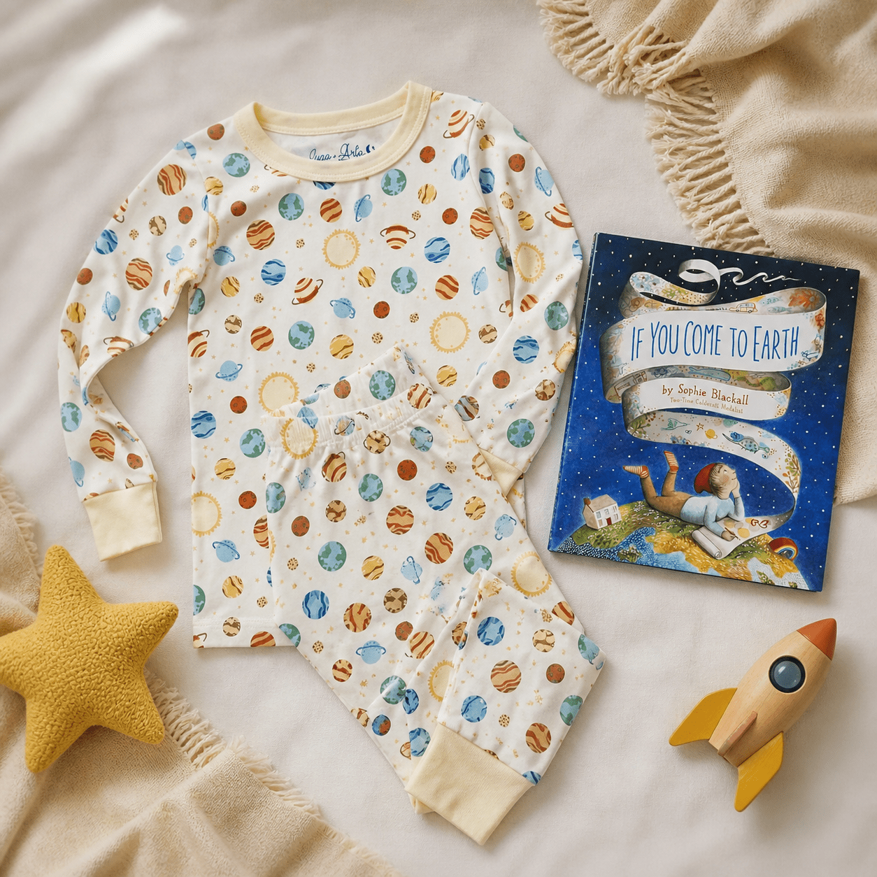 Out of This World Long Pajamas Gift Set - Magnolia BabyGift Set