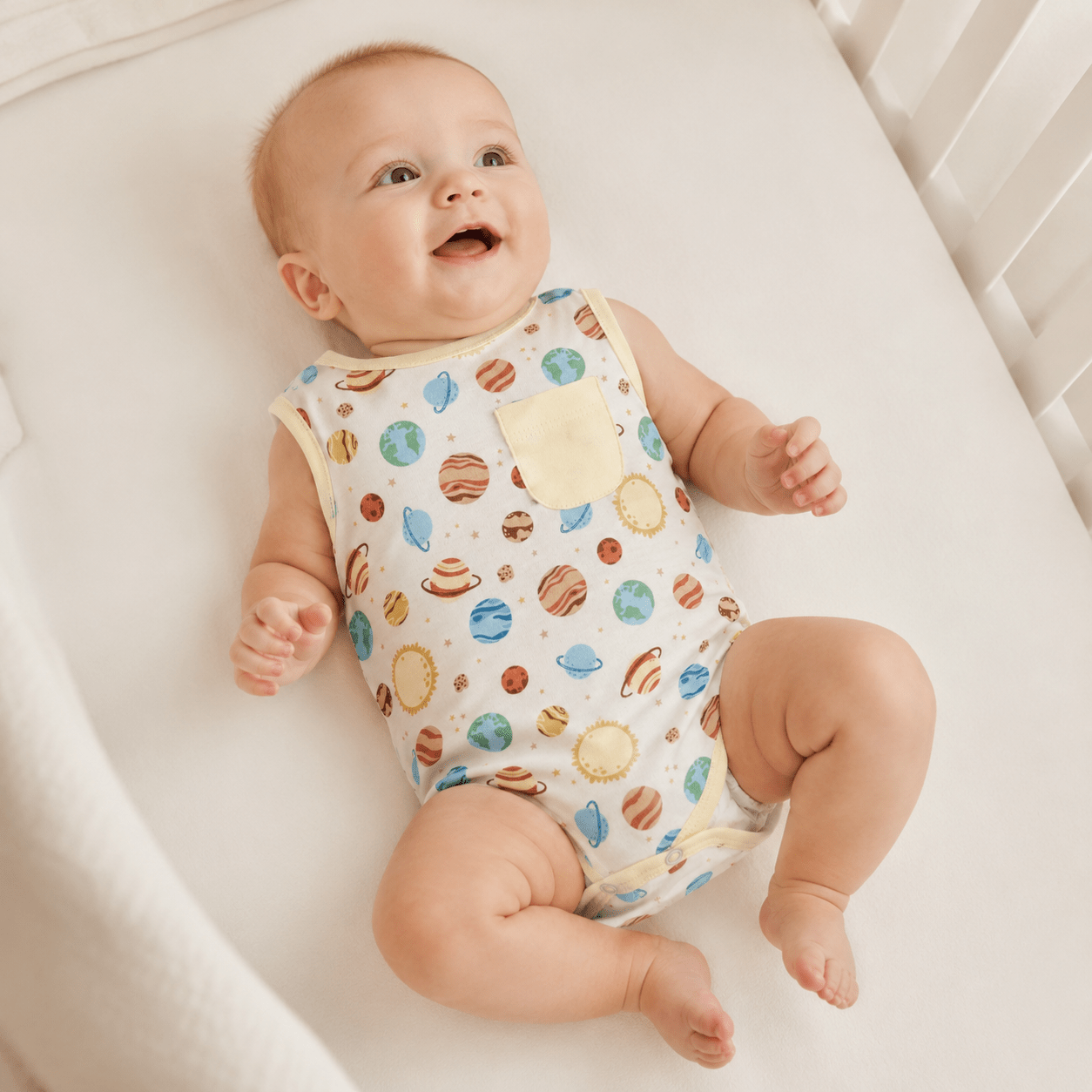 Out of this World Sleeveless Bodysuit - Magnolia BabyBodysuit