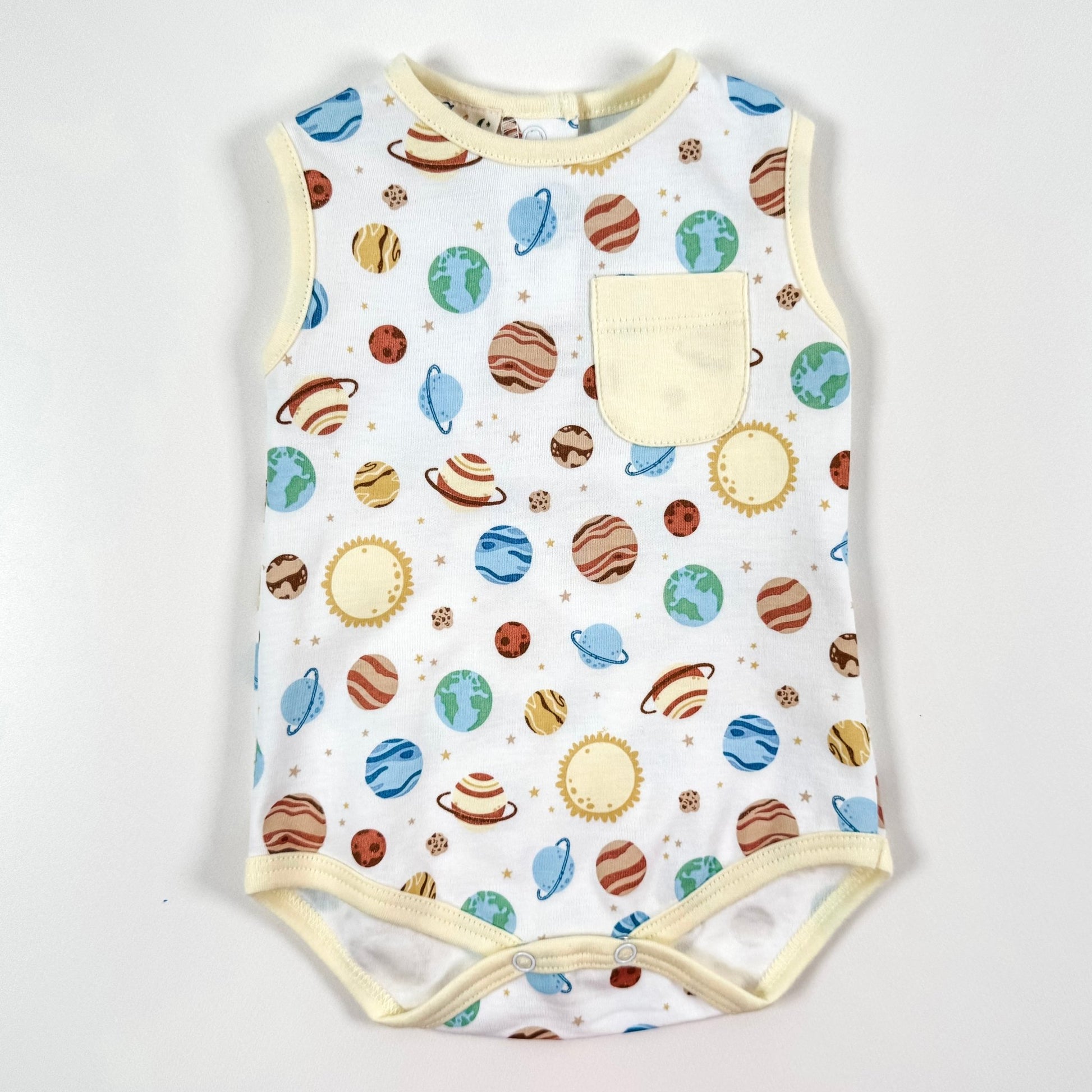 Out of this World Sleeveless Bodysuit - Magnolia BabyBodysuit