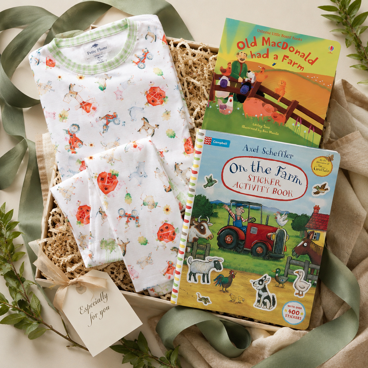 Pajamas Gift Set - Barnyard Babies - Magnolia BabyGift Set