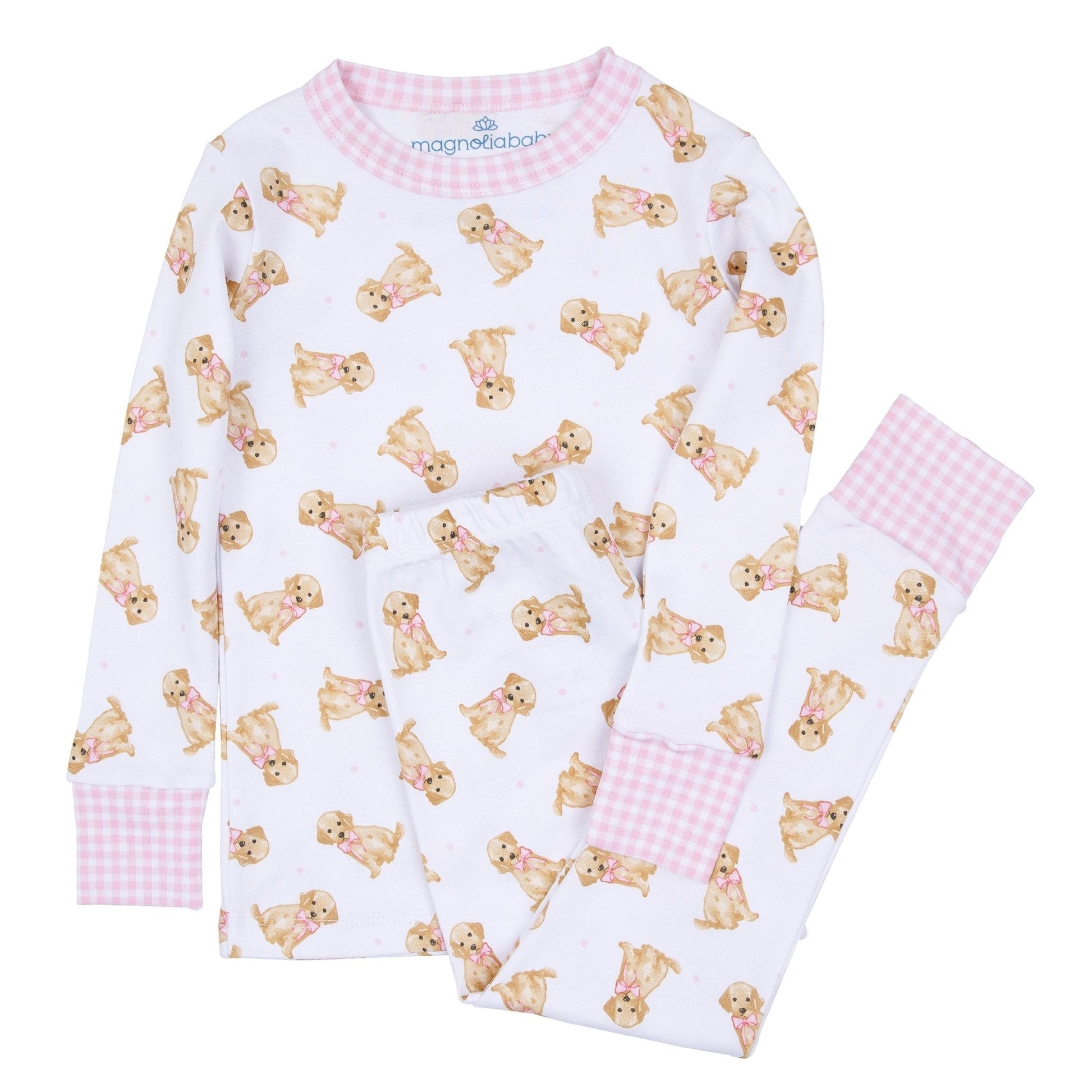 Pajamas Gift Set - Pink Sweet Golden - Magnolia BabyPajamas Gift Set