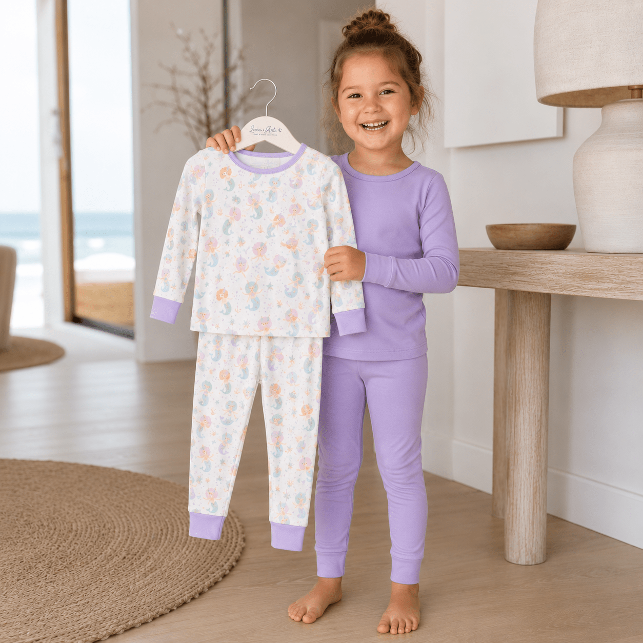 Pajamas Set - Sirena & Wisteria - Magnolia BabyGift Set