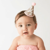 Pale Gold and Light Pink Party Hat - Magnolia BabyParty Supplies