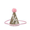 Pale Gold and Light Pink Party Hat - Magnolia BabyParty Supplies