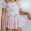 Pale Pink Rose Skirted Leotard - Magnolia BabyLeotard