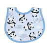 Panda Love Bib - Blue - Magnolia BabyBib