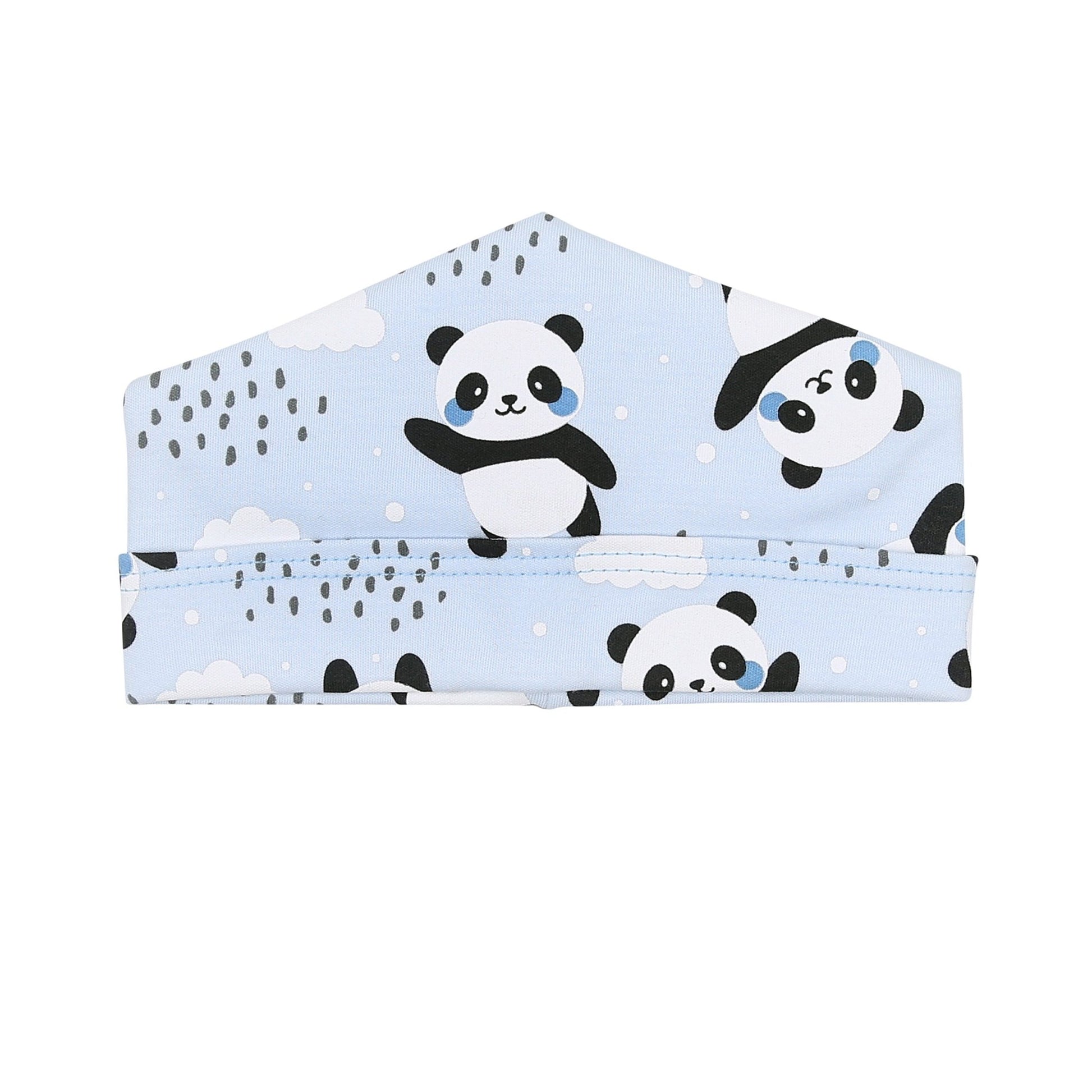Panda Love Blue Print Hat - Magnolia BabyHat