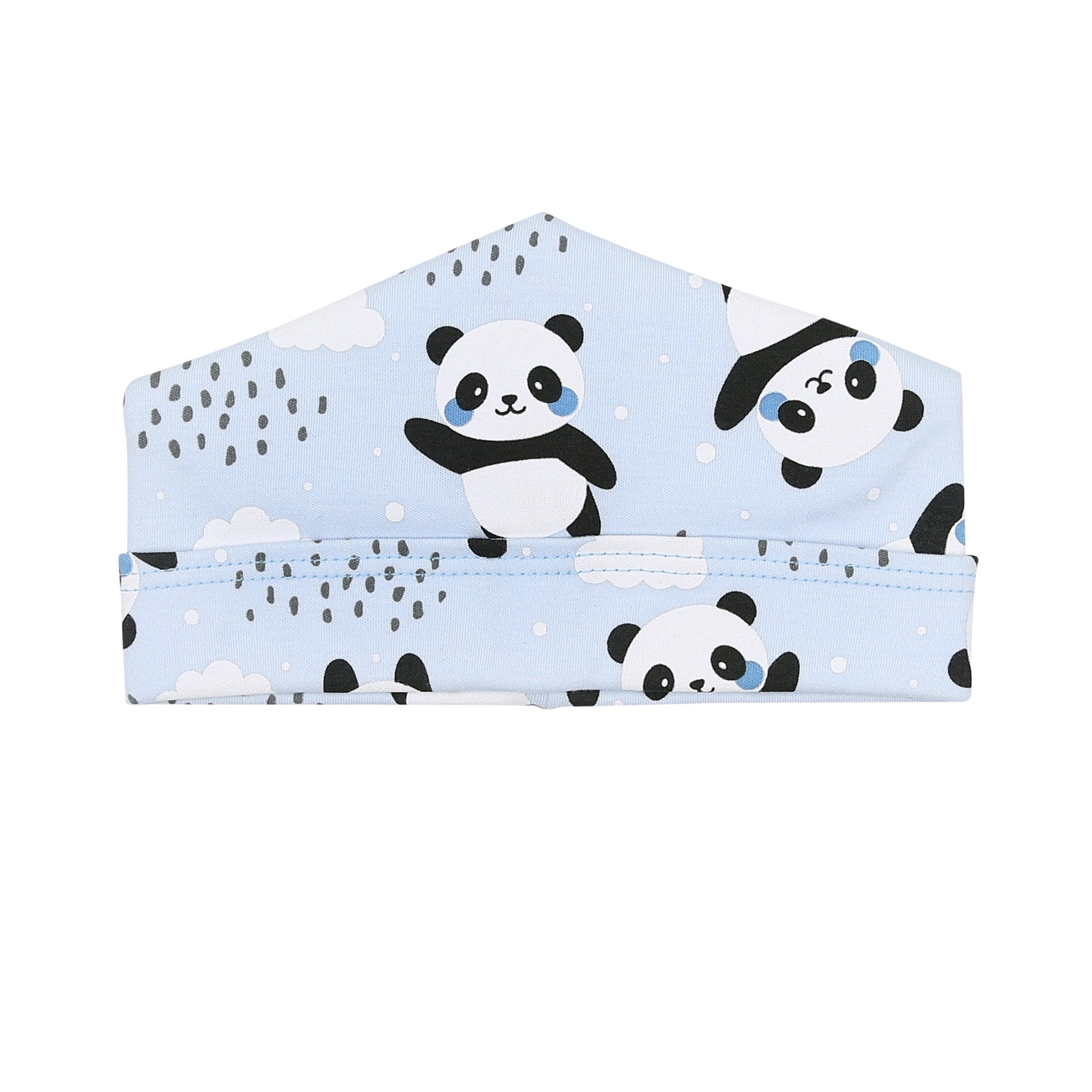 Panda Love Blue Print Hat - Magnolia BabyHat