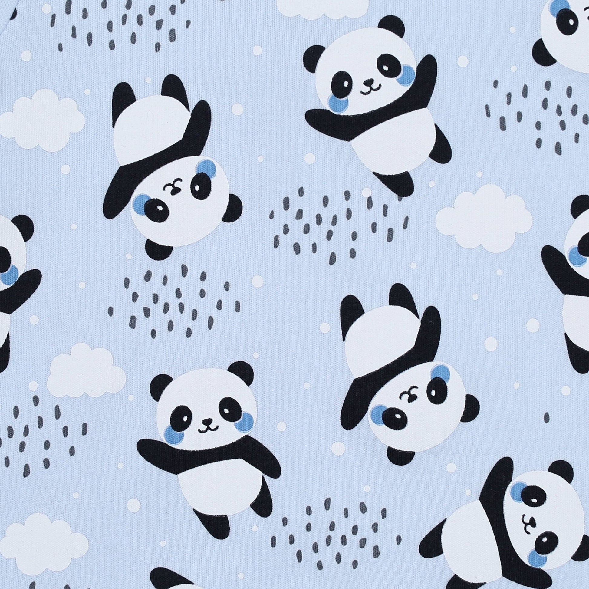 Panda Love Blue Print Hat - Magnolia BabyHat