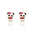 Panda Love Pierced Earrings - Magnolia BabyEarrings
