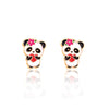 Panda Love Pierced Earrings - Magnolia BabyEarrings