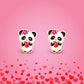 Panda Love Pierced Earrings - Magnolia BabyEarrings
