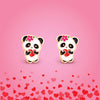 Panda Love Pierced Earrings - Magnolia BabyEarrings