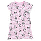 Panda Love Pink Girl's Short Sleeve Nightdress - Magnolia BabyNightdress