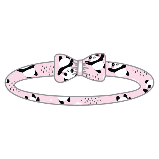 Panda Love Pink Print Headband - Magnolia BabyHeadband