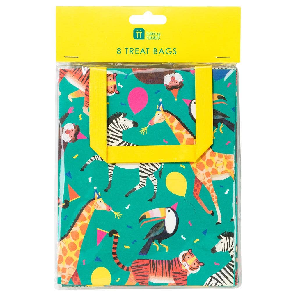 Party Animals Kids Treat Bags - 8 Pack - Magnolia BabyParty Supplies