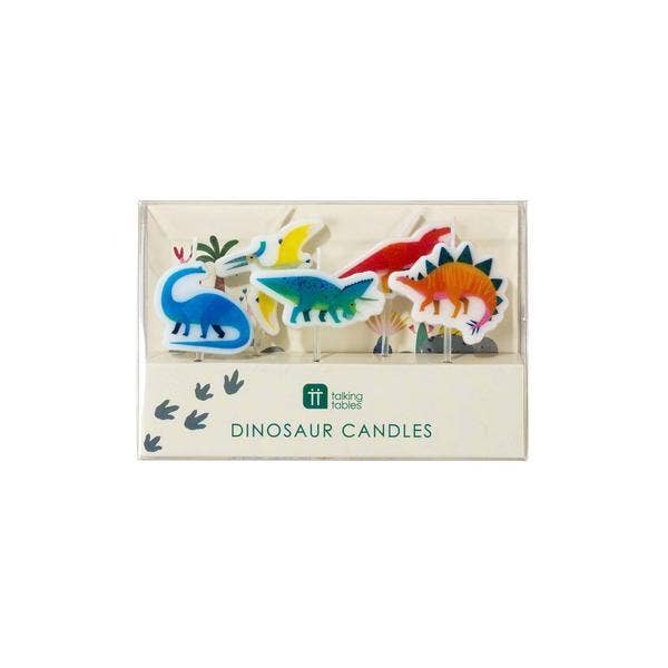 Party Dinosaur Birthday Candles - 5 Pack - Magnolia BabyBirthday Candles