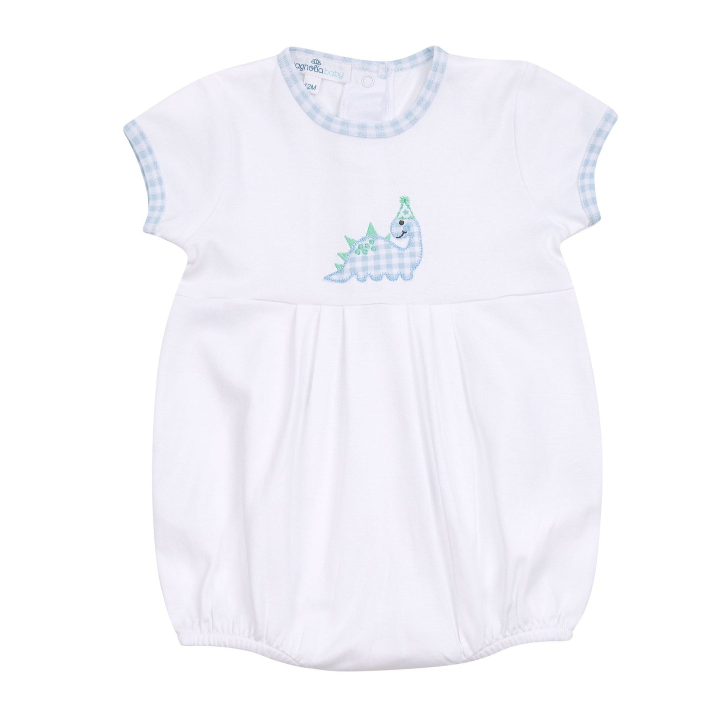 Partysaurus! Applique Bubble - Light Blue - Magnolia BabyBubble