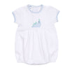 Partysaurus! Applique Bubble - Light Blue - Magnolia BabyBubble